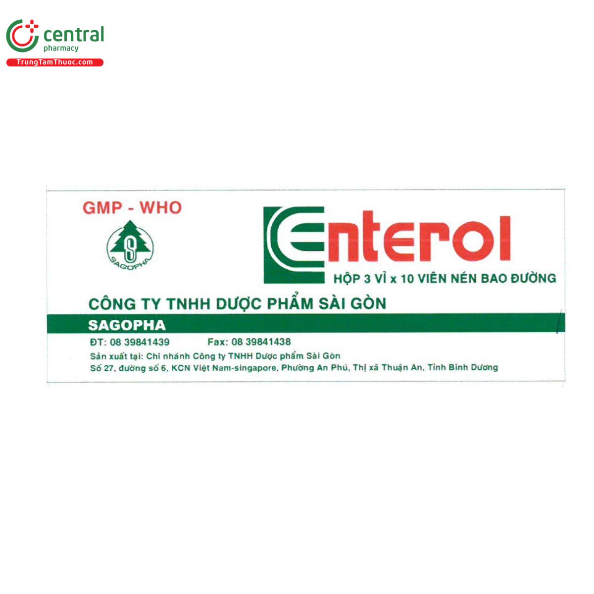 thuoc enterol sagopha 1 L4287 thuoc enterol sagopha 1 L4287