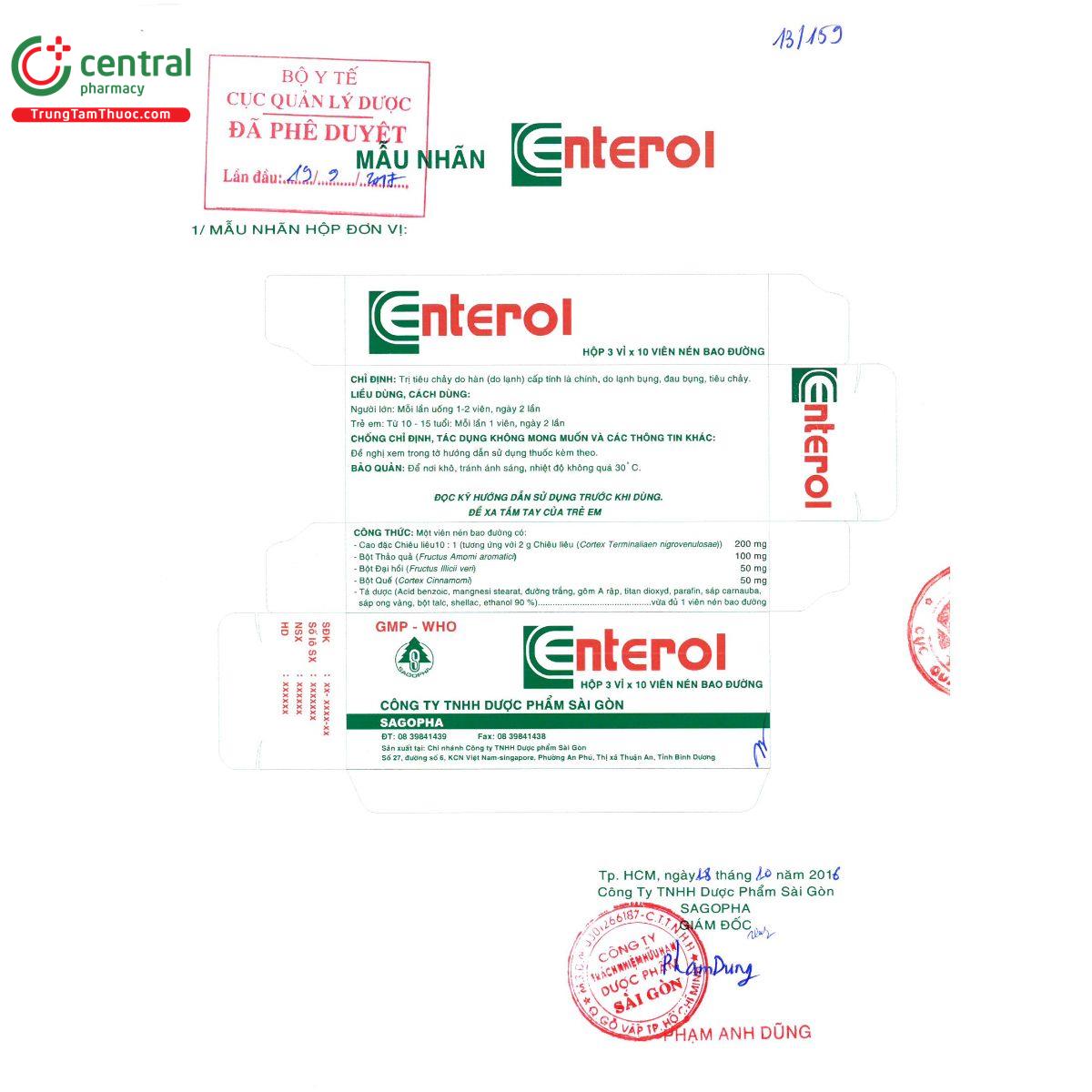 thuoc enterol sagopha 2 E1541 thuoc enterol sagopha 2 E1541