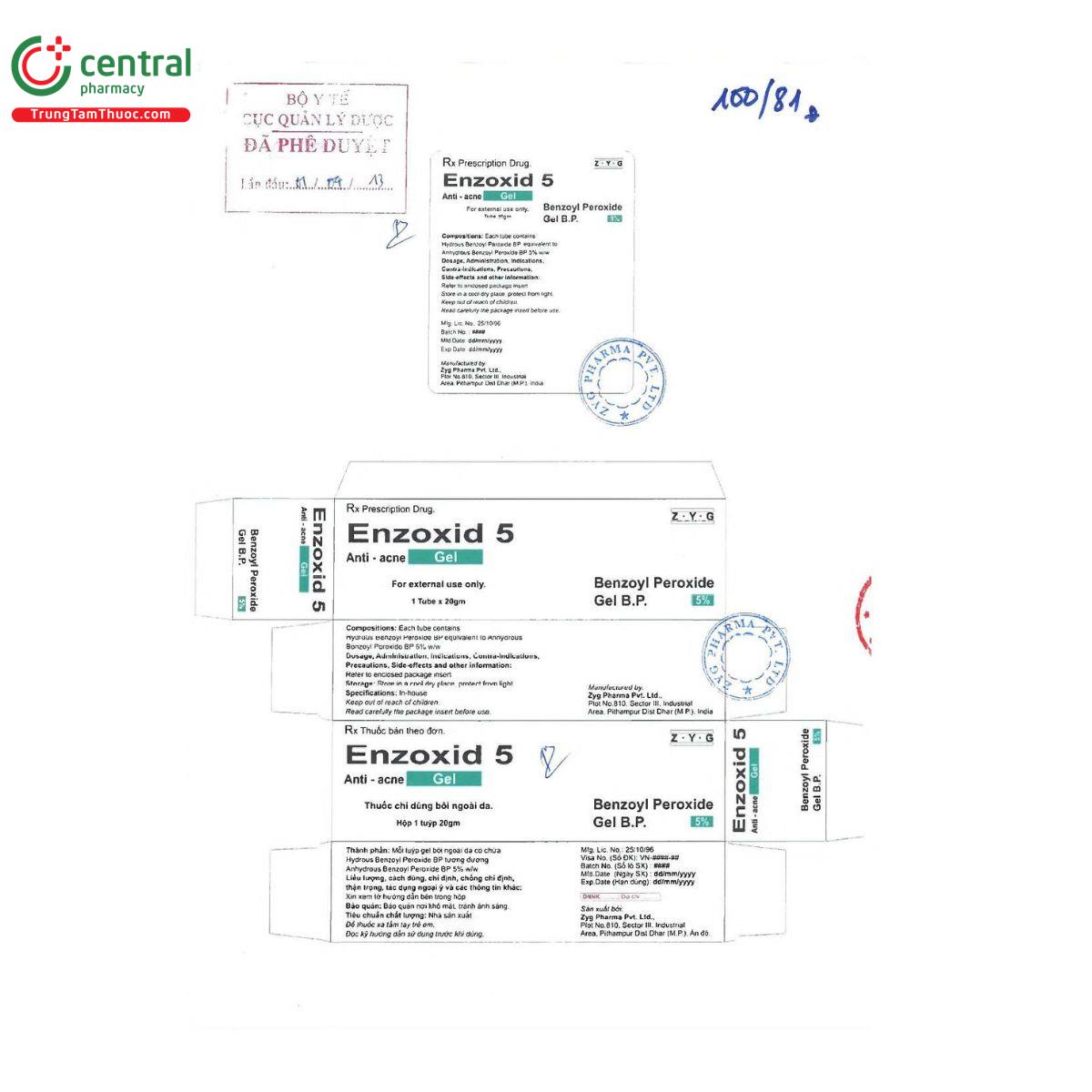 thuoc enzoxid 5 anti acne gel 4 T8674 thuoc enzoxid 5 anti acne gel 4 T8674