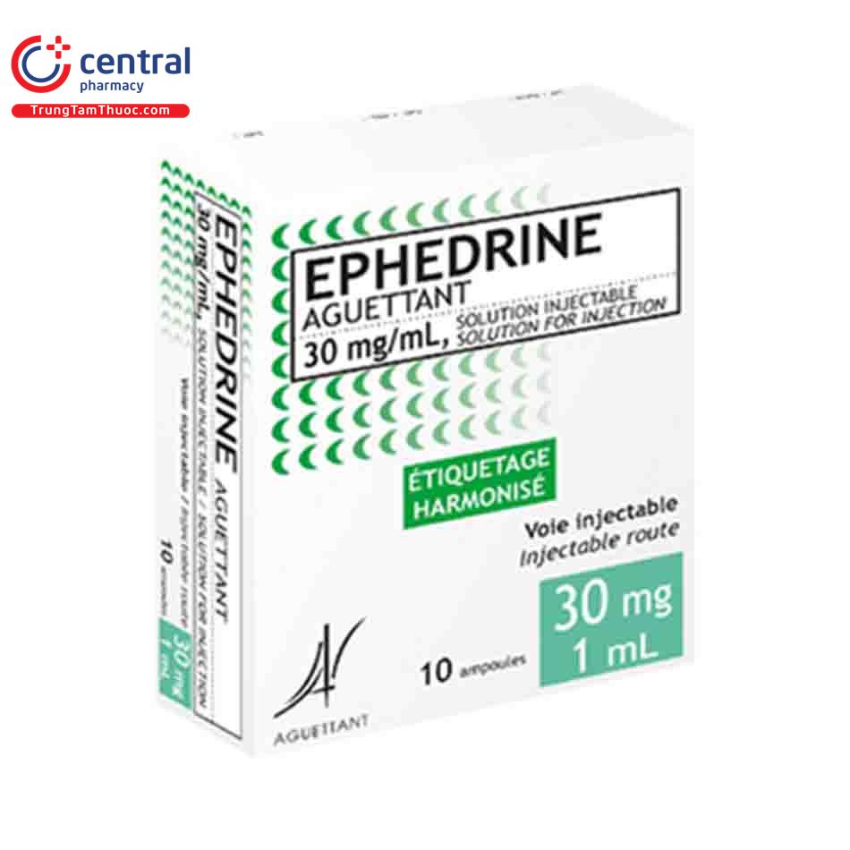 thuoc ephedrine aguettant 30mg ml 1 T7738