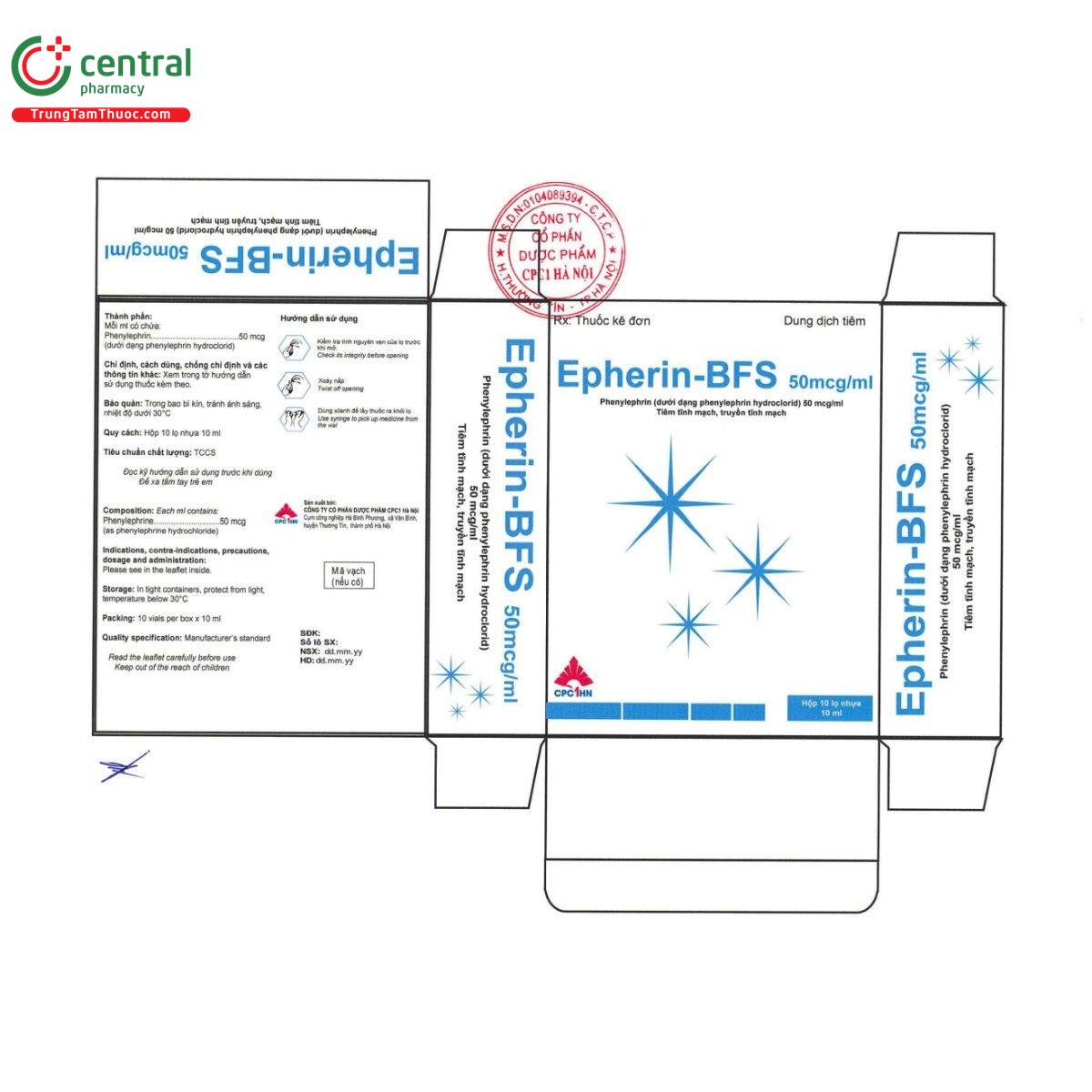 thuoc epherin bfs 50mcg ml 1 H2758 thuoc epherin bfs 50mcg ml 1 H2758