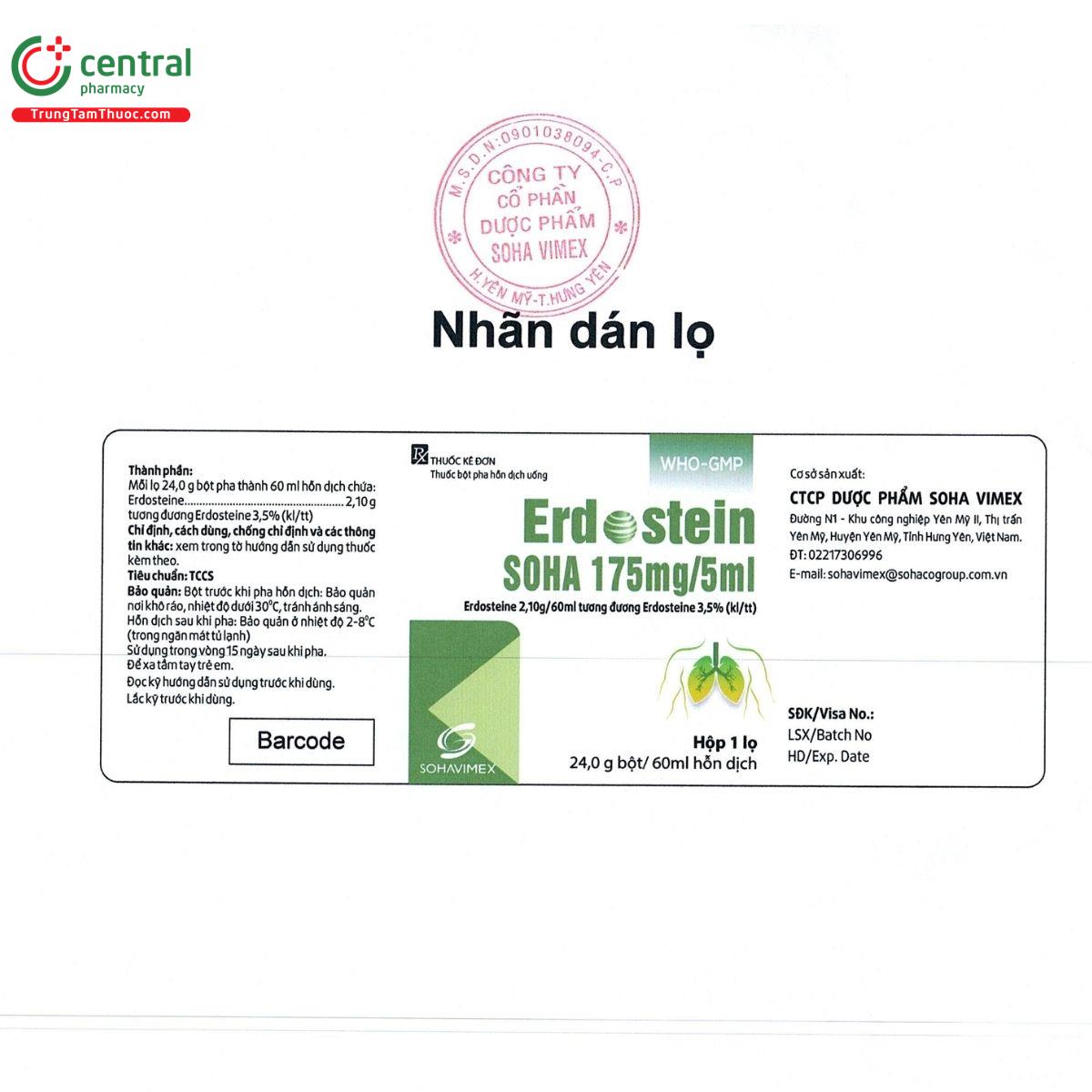 thuoc erdostein soha 175mg 5ml 2 H2430 thuoc erdostein soha 175mg 5ml 2 H2430