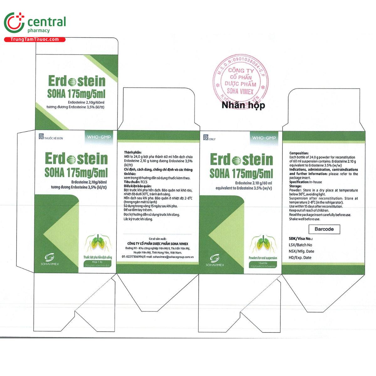 thuoc erdostein soha 175mg 5ml E1451 thuoc erdostein soha 175mg 5ml E1451