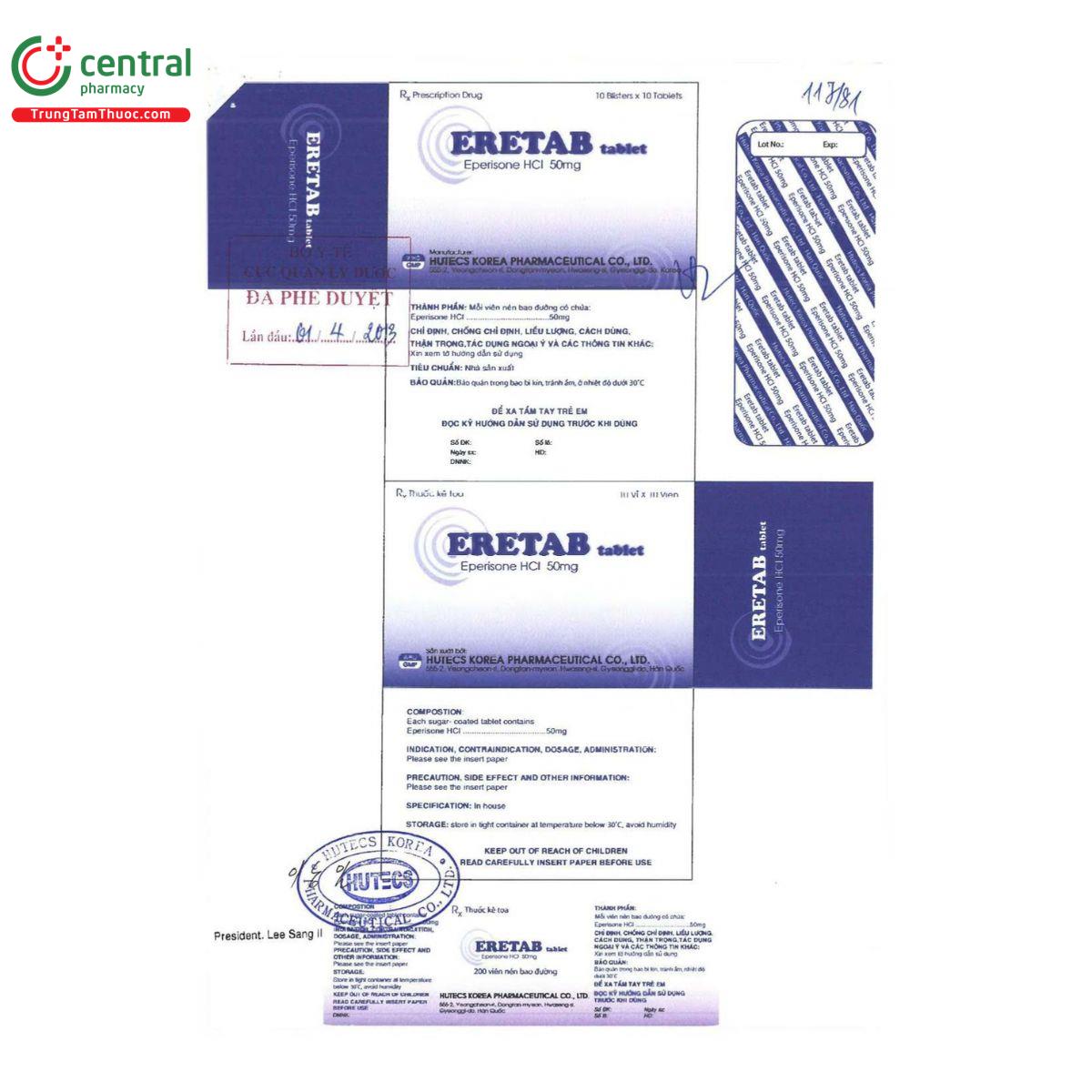 thuoc eretab tablet 50mg 4 S7767 thuoc eretab tablet 50mg 4 S7767