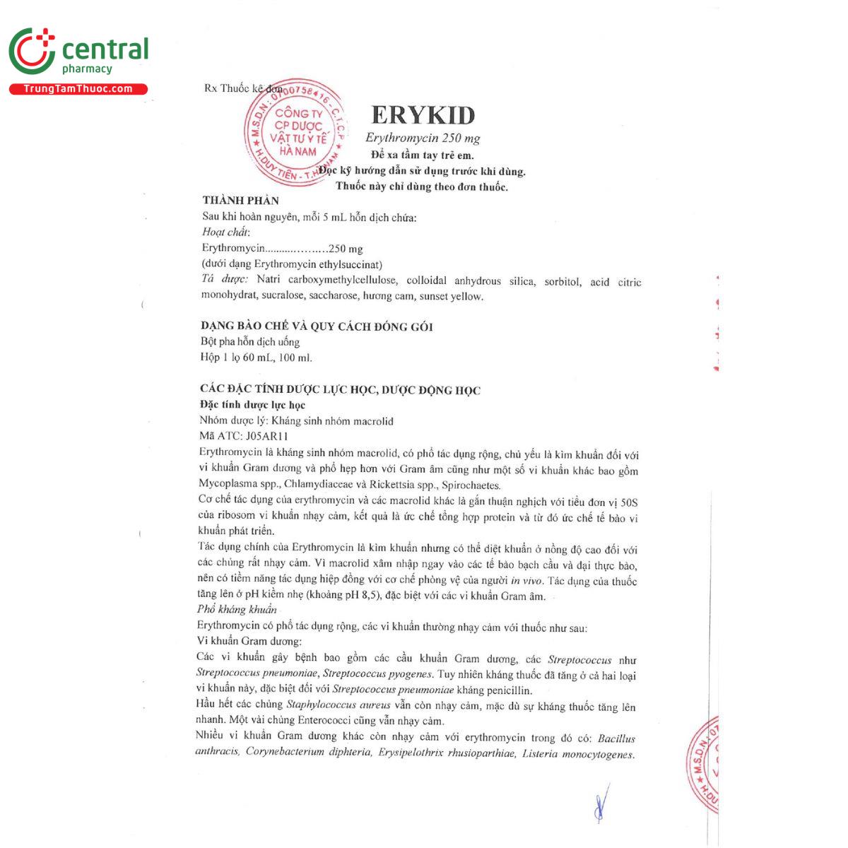 thuoc erykid 250mg 4 A0500 thuoc erykid 250mg 4 A0500