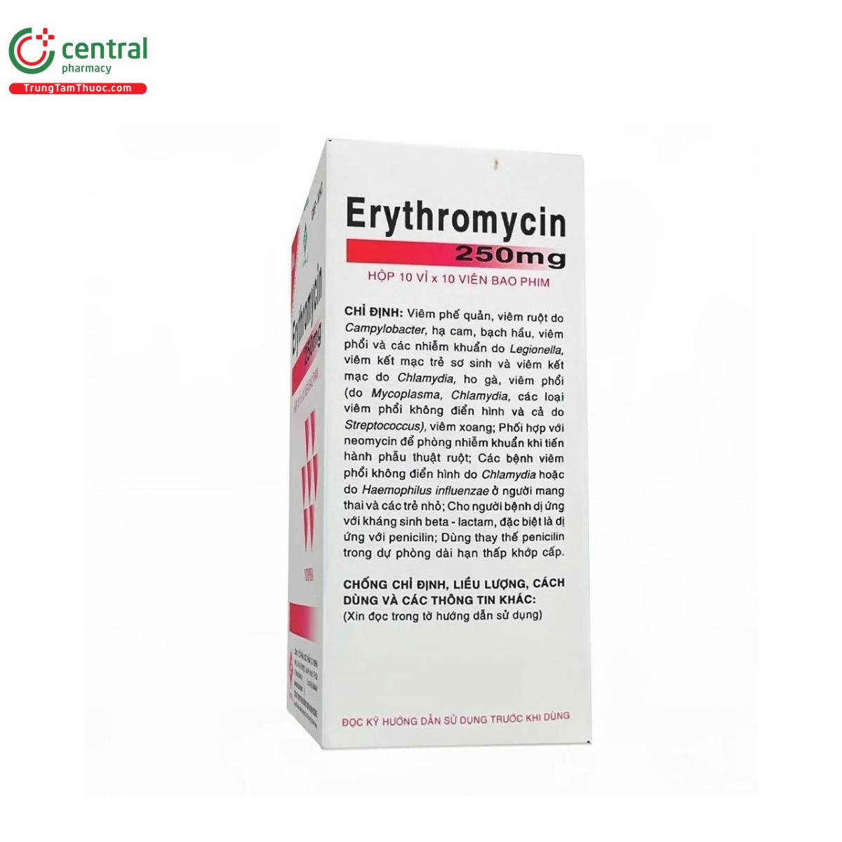 thuoc erythromycin 250mg vidipha vien bao phim 4 T7227 thuoc erythromycin 250mg vidipha vien bao phim 4 T7227