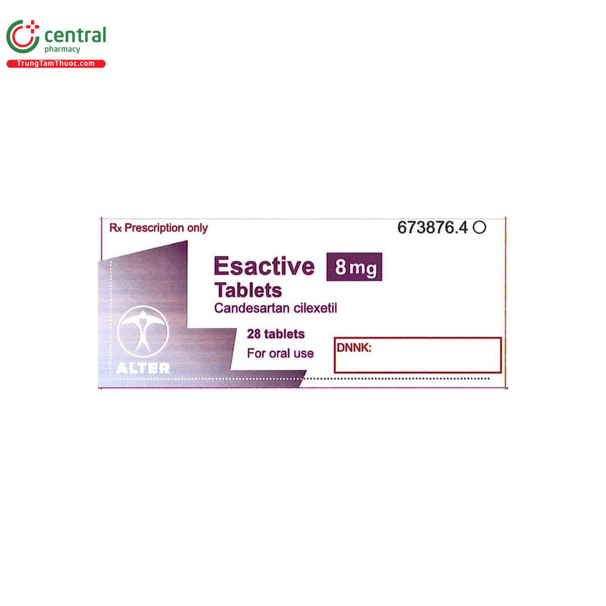 thuoc esactive 8mg 1 D1808 thuoc esactive 8mg 1 D1808