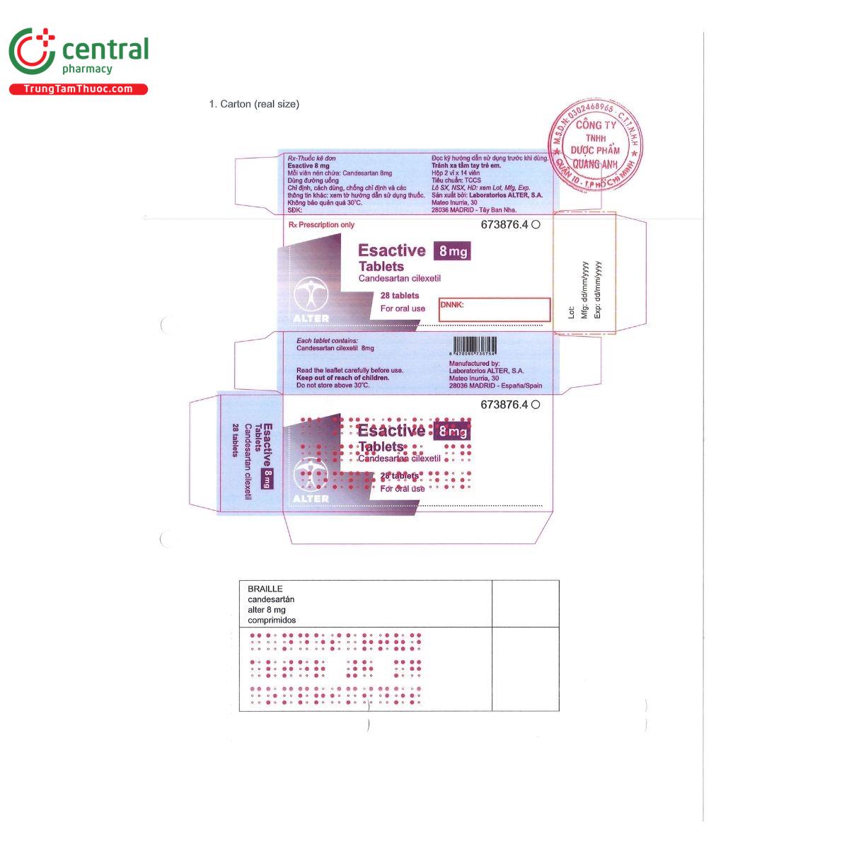 thuoc esactive 8mg 2 J4545 thuoc esactive 8mg 2 J4545