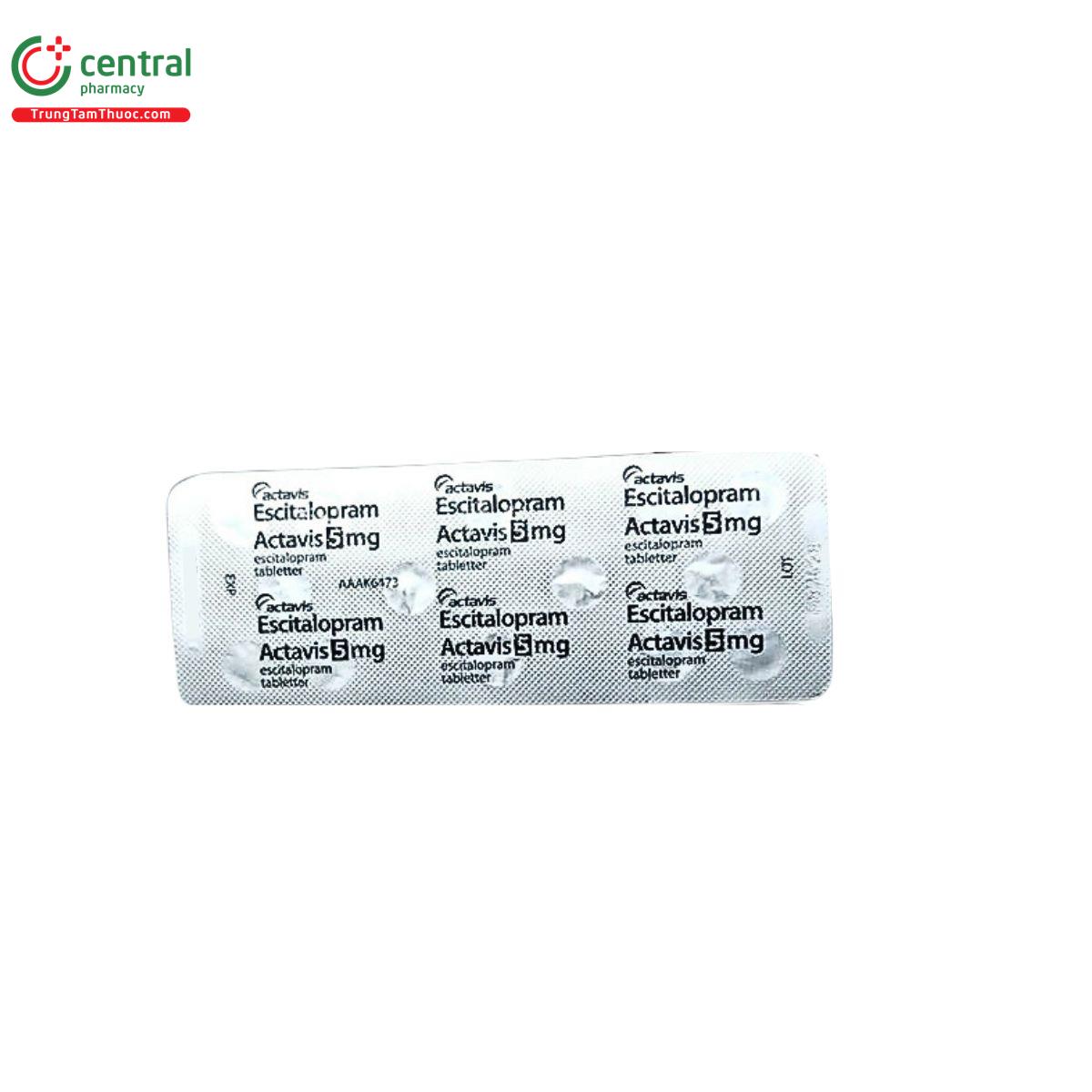 thuoc escitalopram actavis 5mg 5 D1526