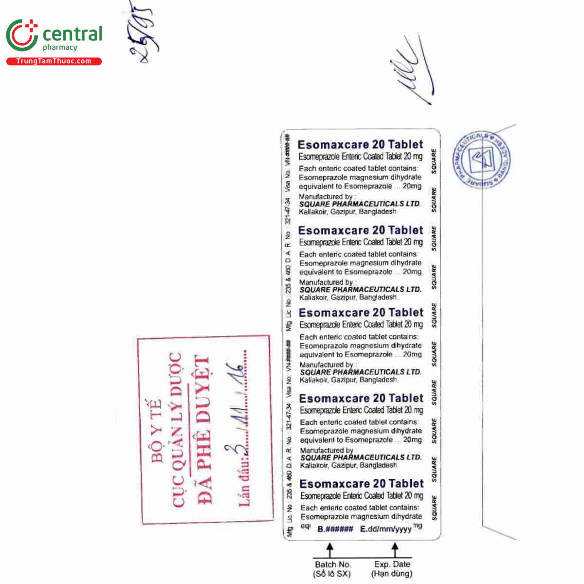 thuoc esomaxcare 20 tablet 11 T7716