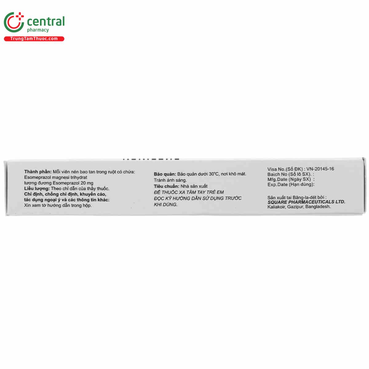 thuoc esomaxcare 20 tablet 5 C1167