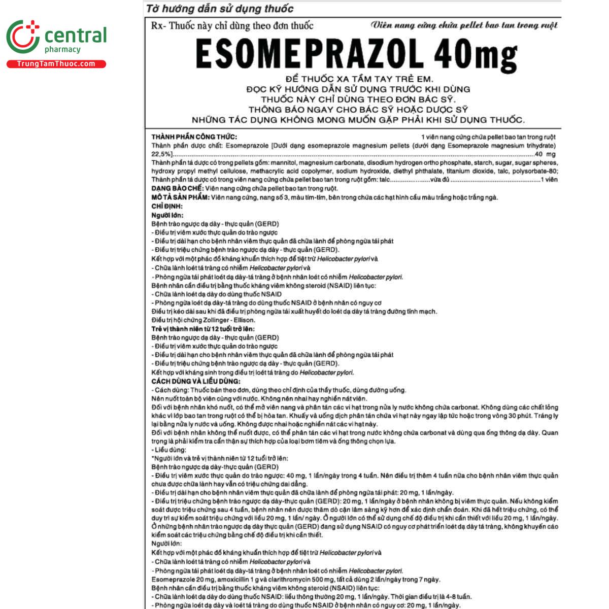 thuoc esomeprazol 40mg khapharco 6 P6221 thuoc esomeprazol 40mg khapharco 6 P6221