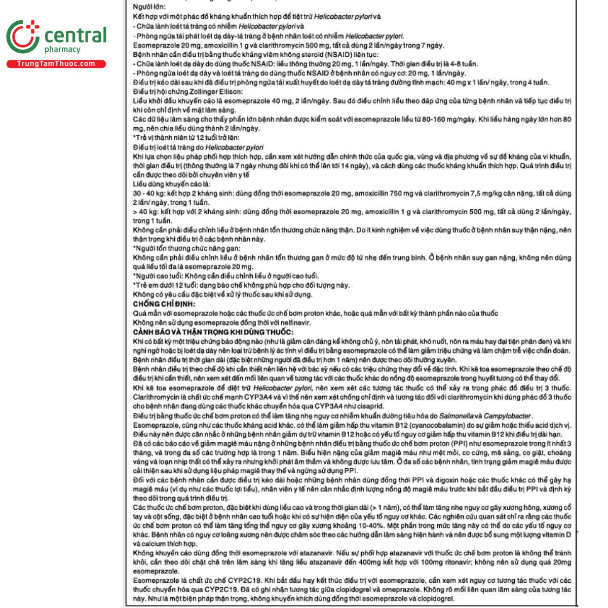 thuoc esomeprazol 40mg khapharco 7 A0867 thuoc esomeprazol 40mg khapharco 7 A0867