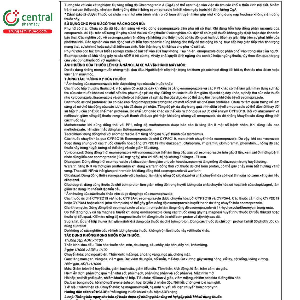 thuoc esomeprazol 40mg khapharco 8 G2504 thuoc esomeprazol 40mg khapharco 8 G2504