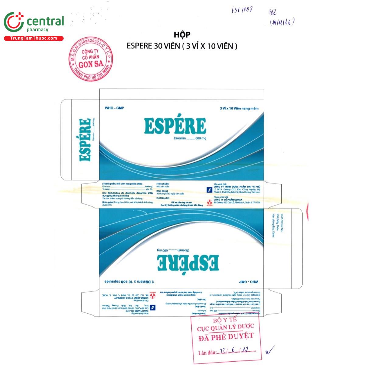 thuoc espere 600mg 2 F2526 thuoc espere 600mg 2 F2526