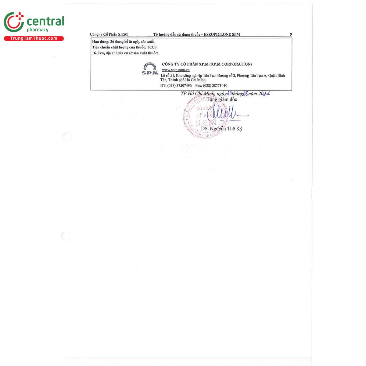 thuoc eszopiclone spm 1 mg 11 T8345