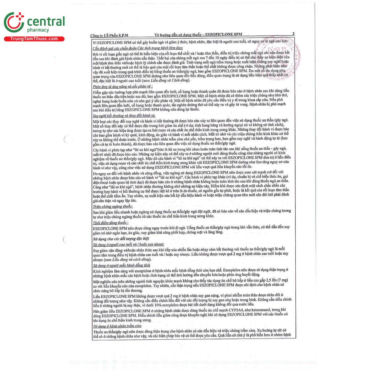 thuoc eszopiclone spm 1 mg 4 O6866
