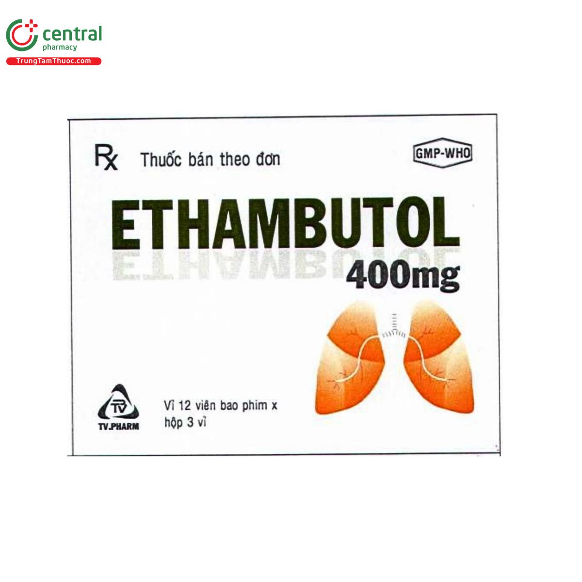 thuoc ethambutol 400mg tv pharm 1 A0581 thuoc ethambutol 400mg tv pharm 1 A0581
