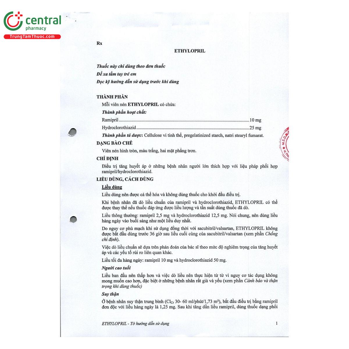 thuoc ethylopril 10 25 4 N5131