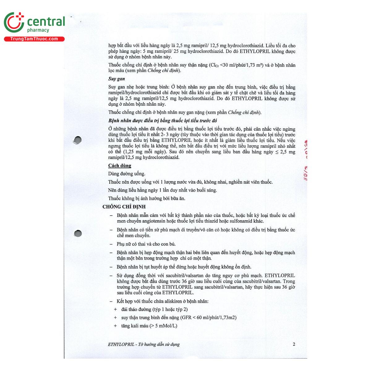 thuoc ethylopril 10 25 5 G2383