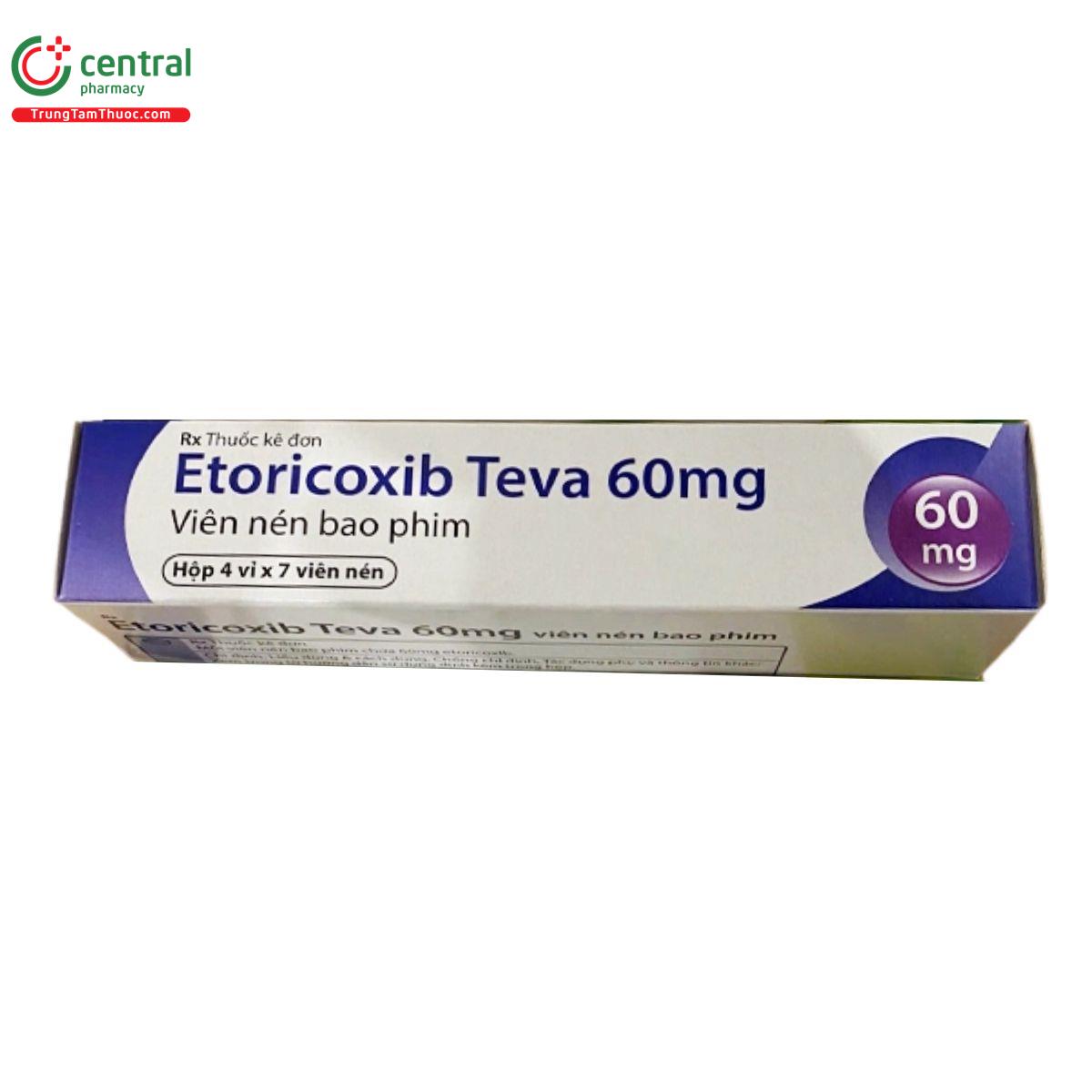 thuoc etoricoxib teva 60mg 4 F2823 thuoc etoricoxib teva 60mg 4 F2823