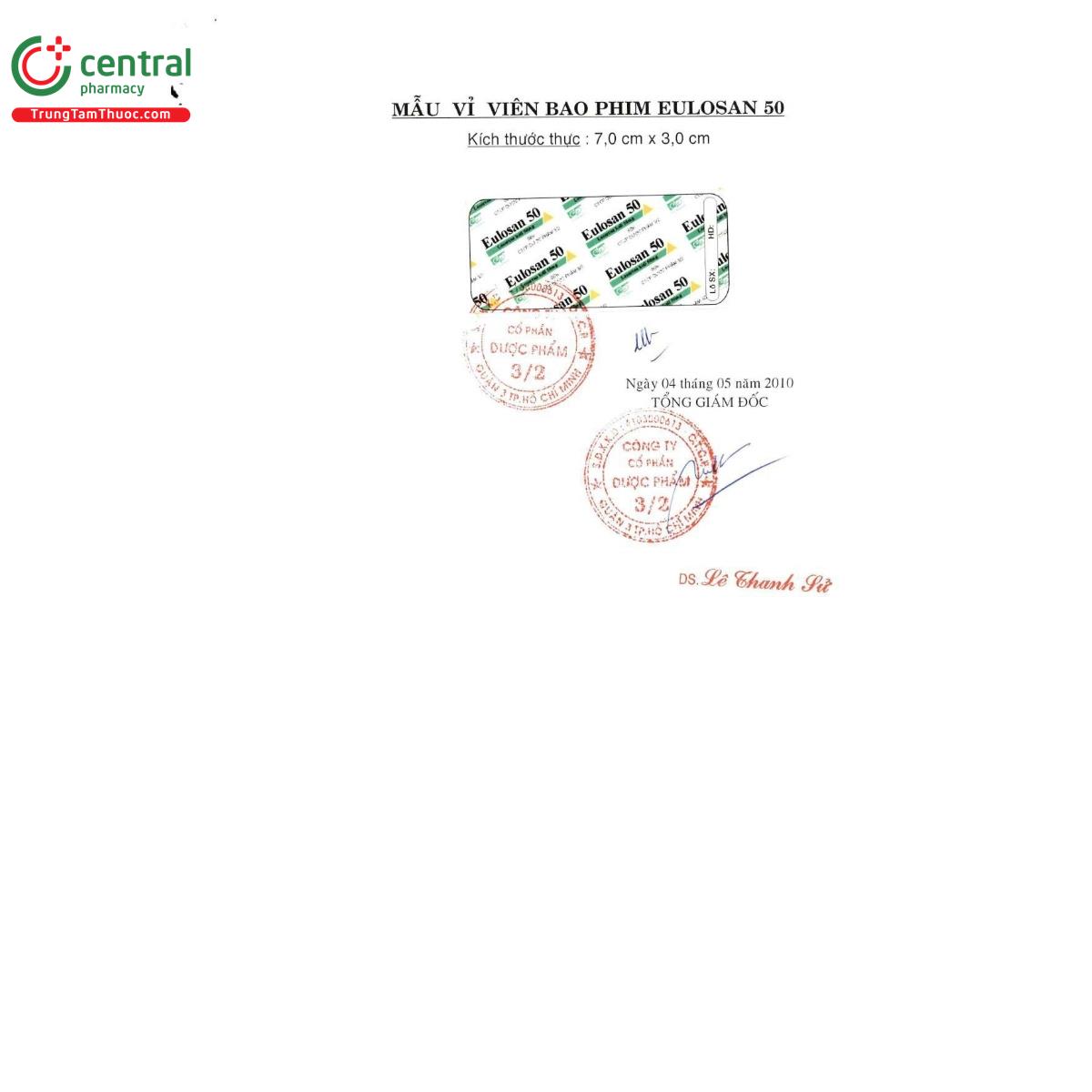 thuoc eulosan 50 6 S7228 thuoc eulosan 50 6 S7228
