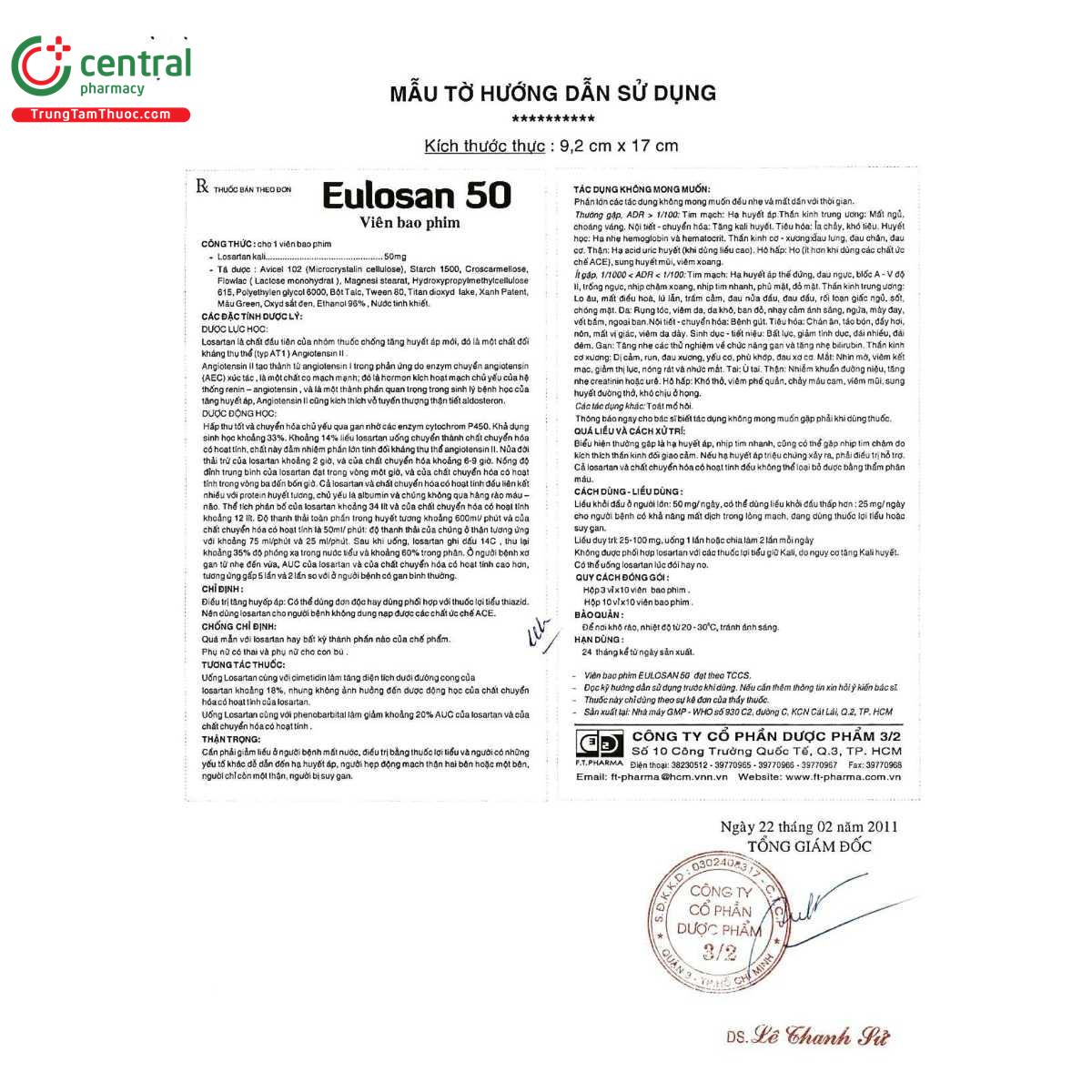 thuoc eulosan 50 7 L4578 thuoc eulosan 50 7 L4578
