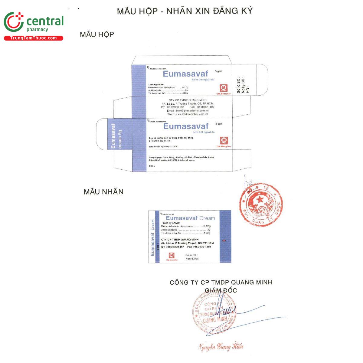 thuoc eumasavaf 3 U8607 thuoc eumasavaf 3 U8607