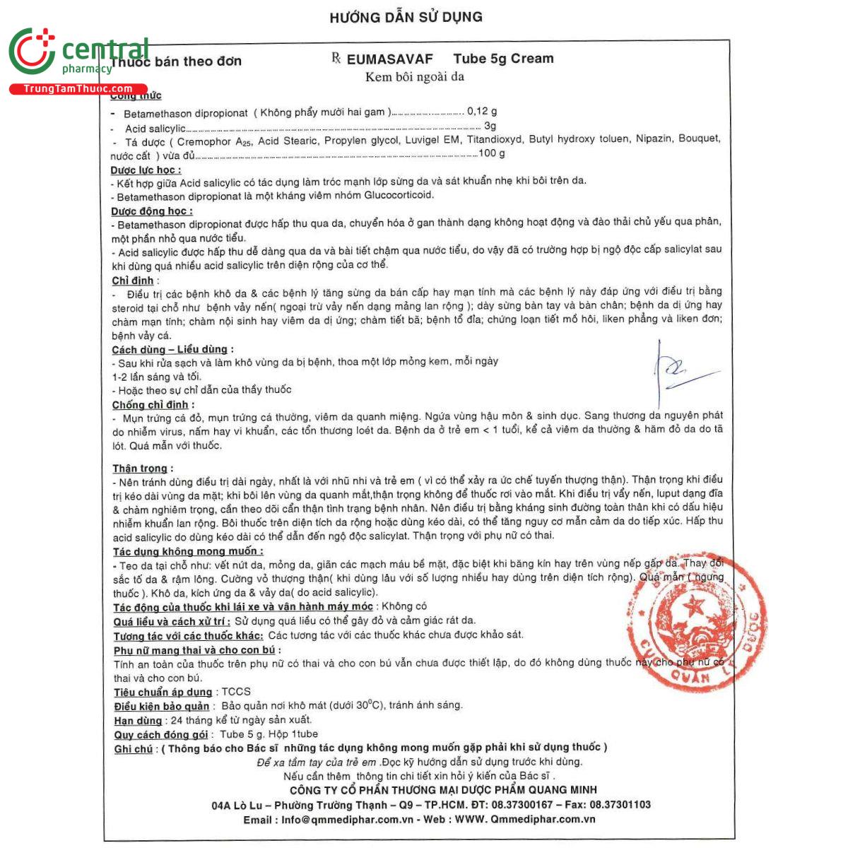 thuoc eumasavaf 4 E1334 thuoc eumasavaf 4 E1334