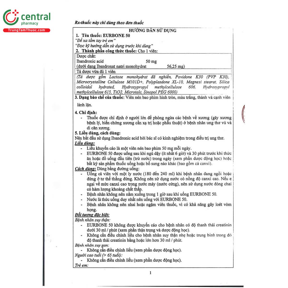 thuoc eurbone 50mg 7 O5846 thuoc eurbone 50mg 7 O5846