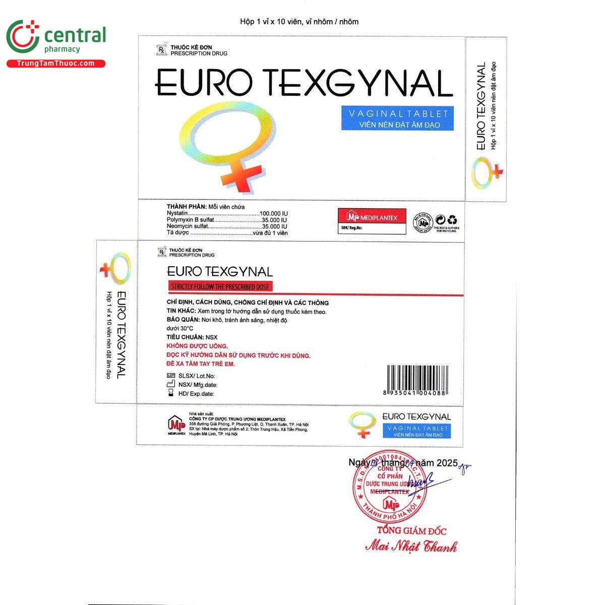 thuoc euro texgynal 2 E2551 thuoc euro texgynal 2 E2551
