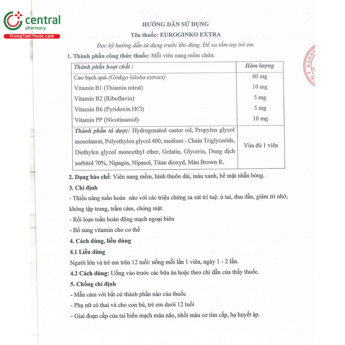 thuoc euroginko extra 4 K4555 thuoc euroginko extra 4 K4555