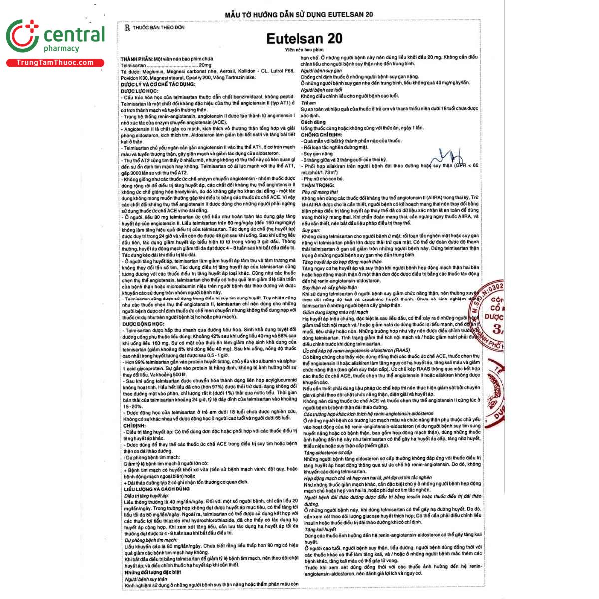 thuoc eutelsan 20 4 A0400 thuoc eutelsan 20 4 A0400