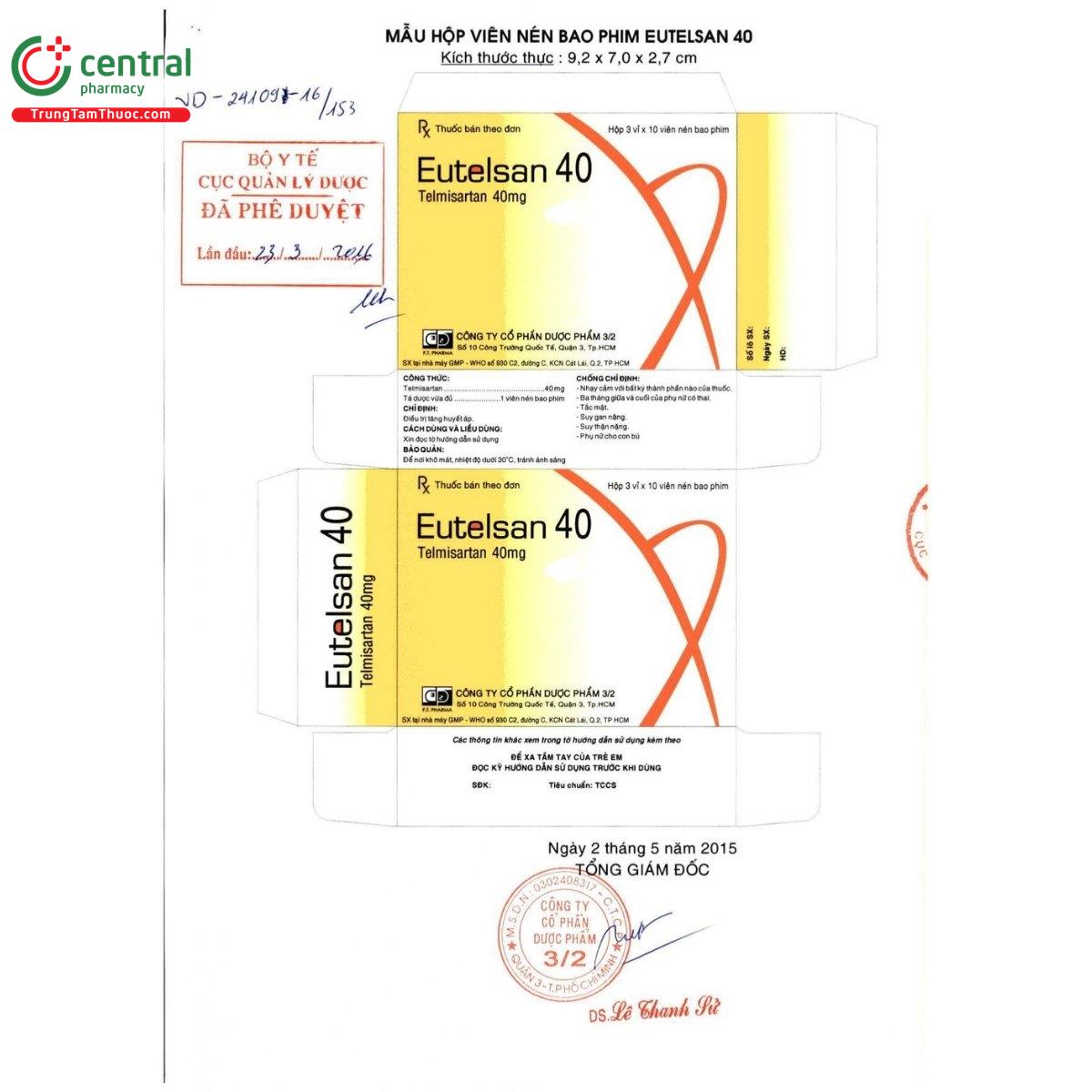 thuoc eutelsan 40 2 A0185 thuoc eutelsan 40 2 A0185