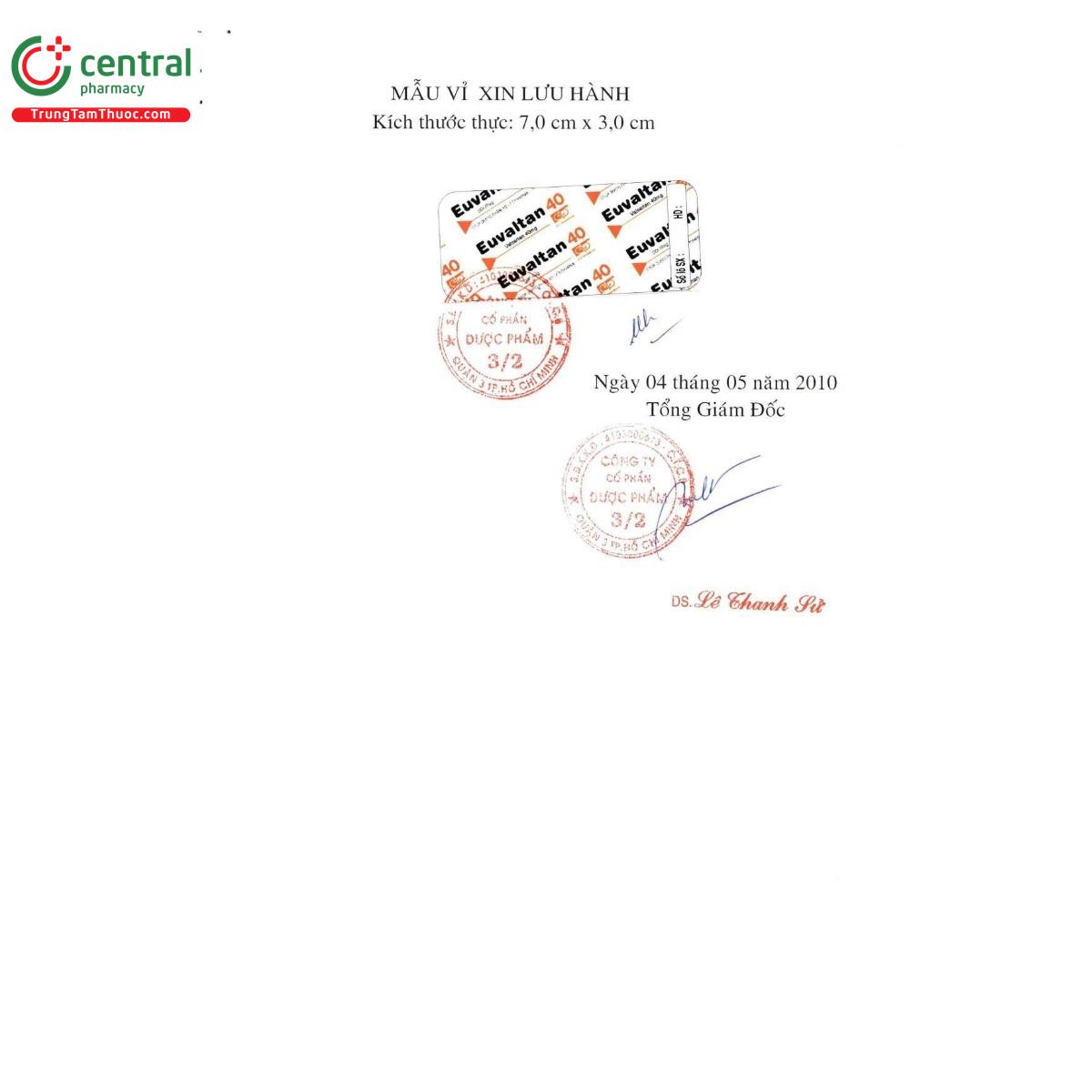 thuoc euvantal 40 4 C0645 thuoc euvantal 40 4 C0645