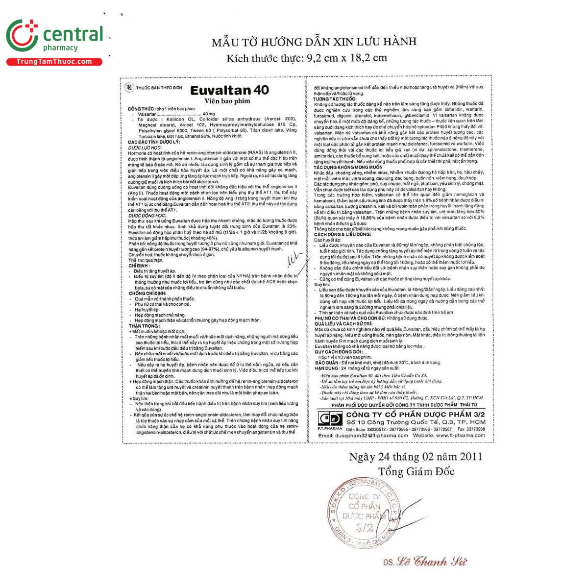 thuoc euvantal 40 5 I3372 thuoc euvantal 40 5 I3372