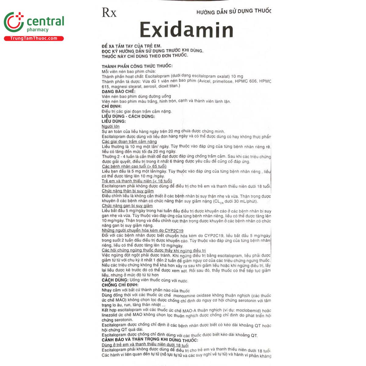 thuoc exidamin 10mg 15 I3734