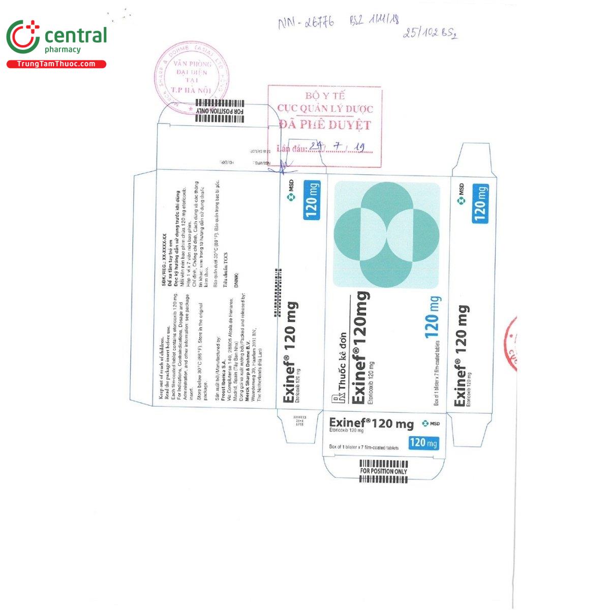 thuoc exinef 120mg 2 D1743 thuoc exinef 120mg 2 D1743