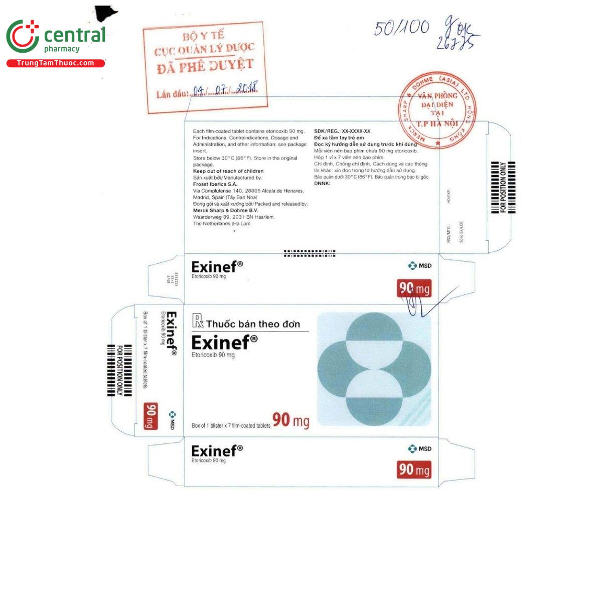 thuoc exinef 90mg 2 A0116 thuoc exinef 90mg 2 A0116