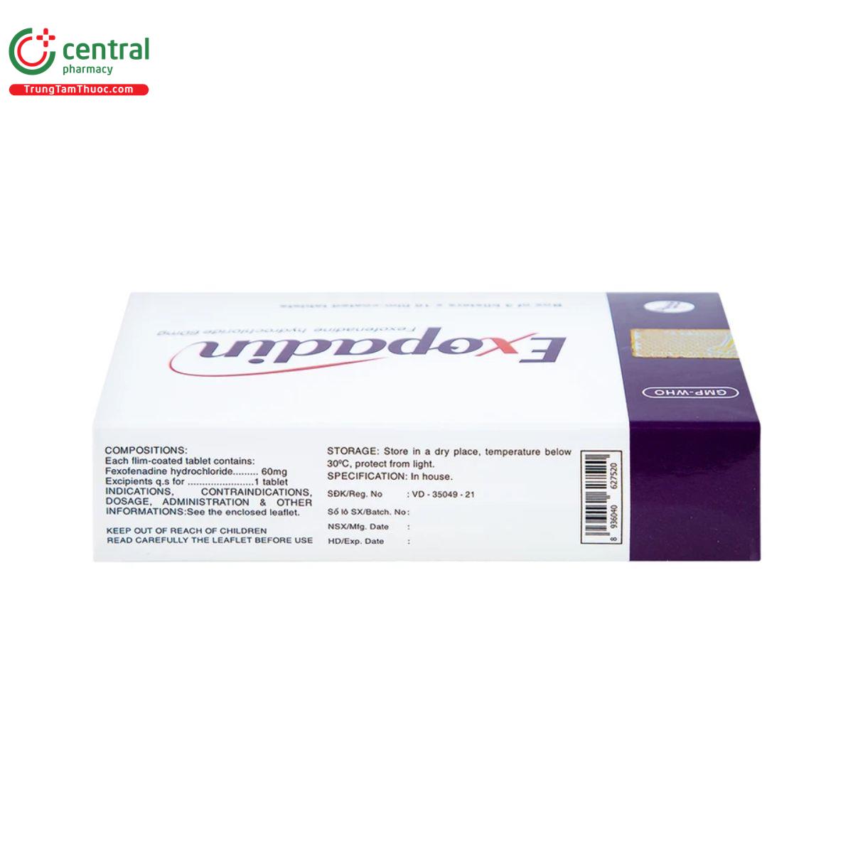thuoc exopadin 60mg 5 N5130