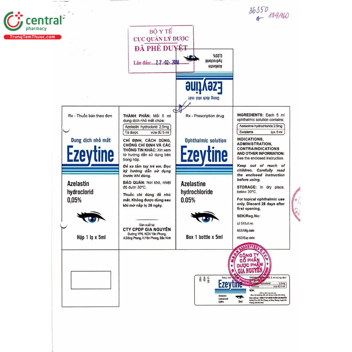 thuoc ezeytine 5 J4870 thuoc ezeytine 5 J4870