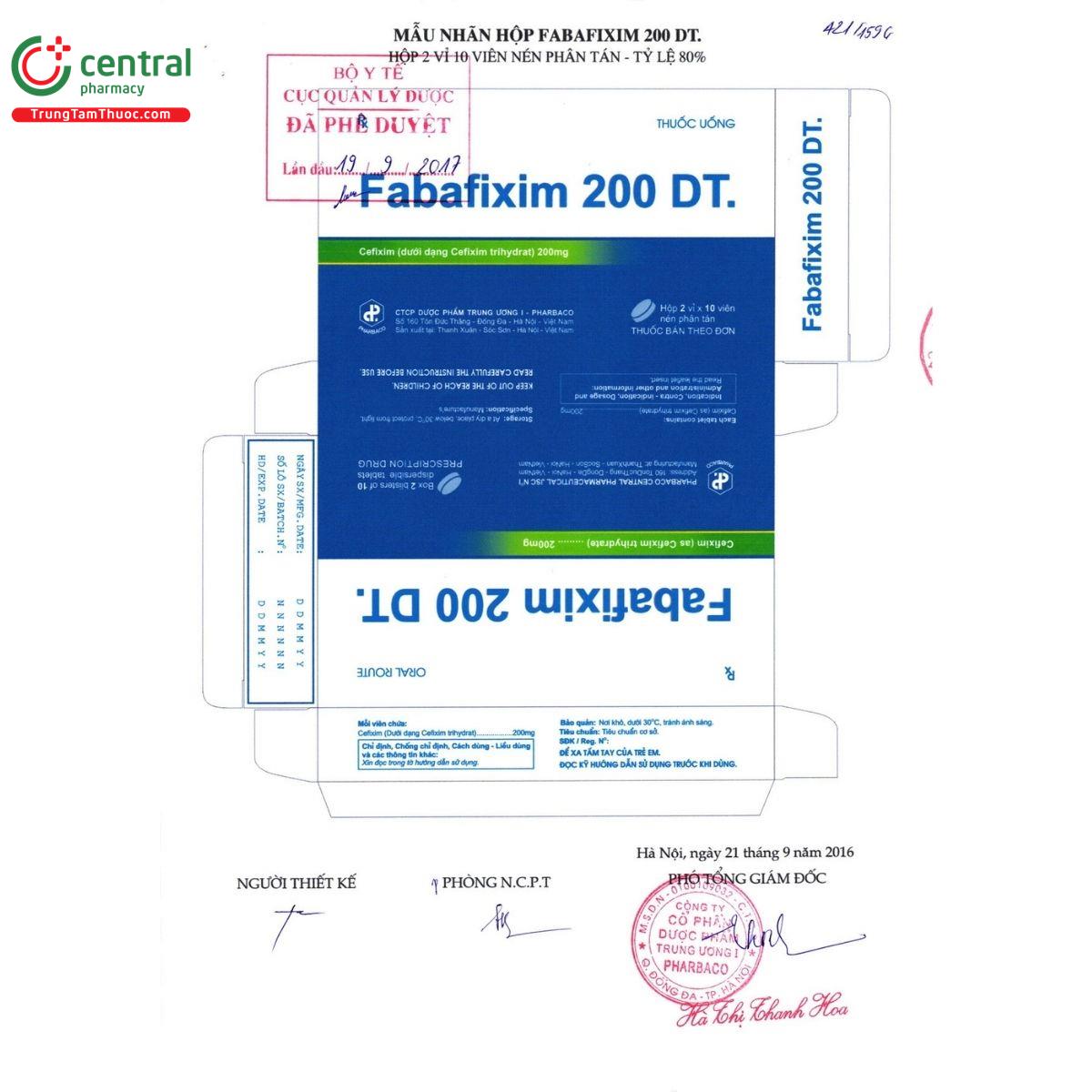 thuoc fabafixim 200 dt 7 G2183