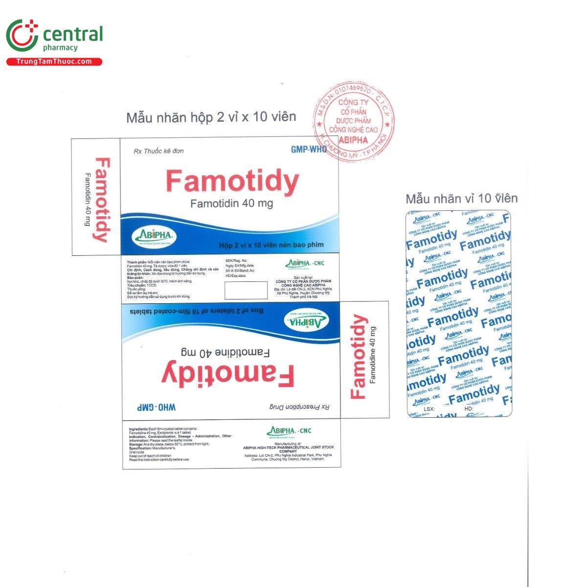 thuoc famotidy 40mg 1 M5811 thuoc famotidy 40mg 1 M5811