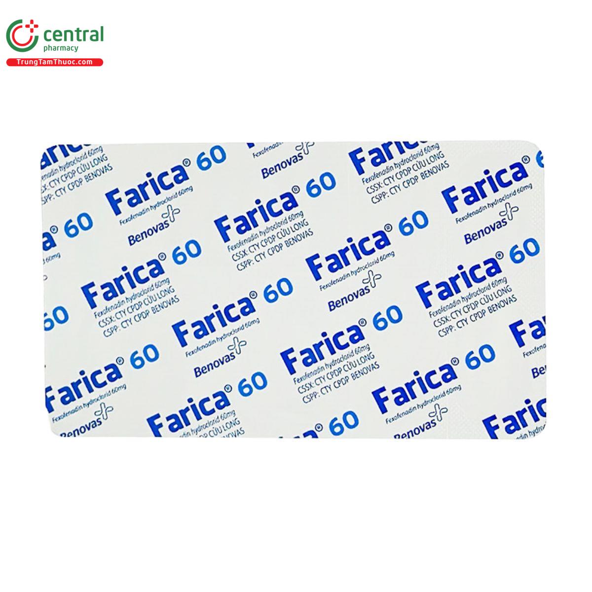 thuoc farica 60mg B0242