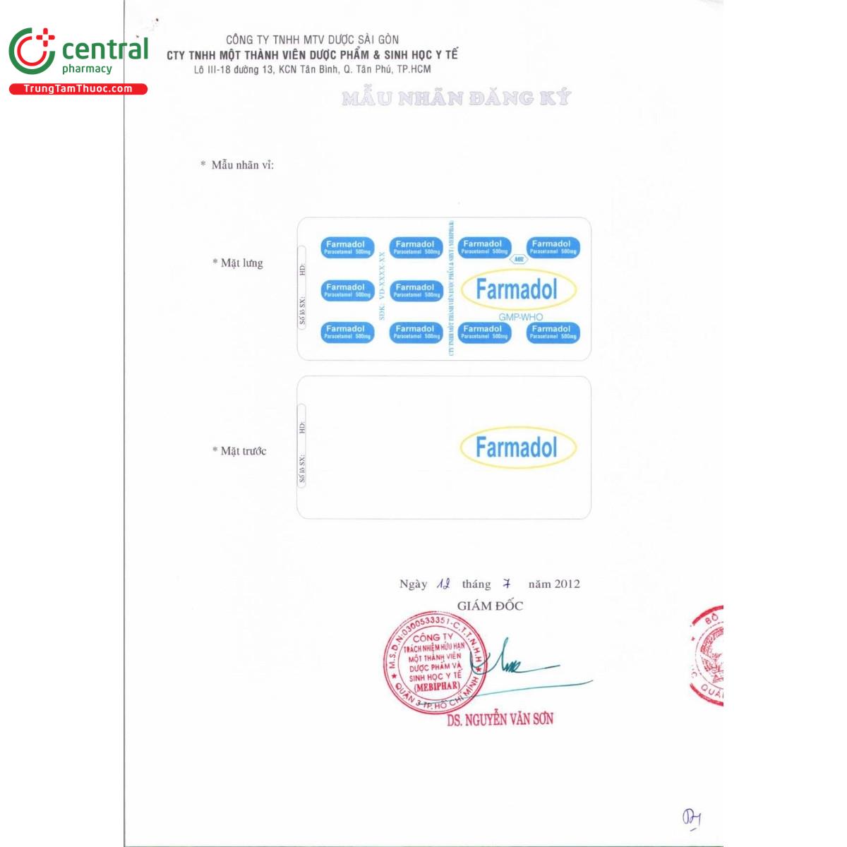 thuoc farmadol 500mg 5 B0606