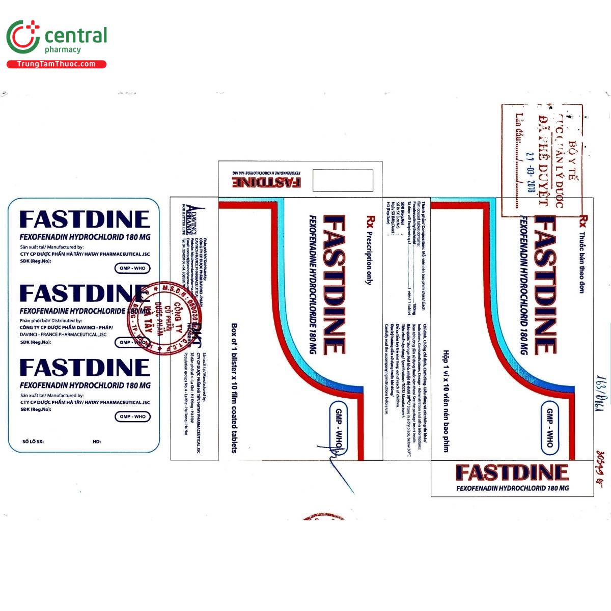 thuoc fastdine 180mg 2 P6576 thuoc fastdine 180mg 2 P6576