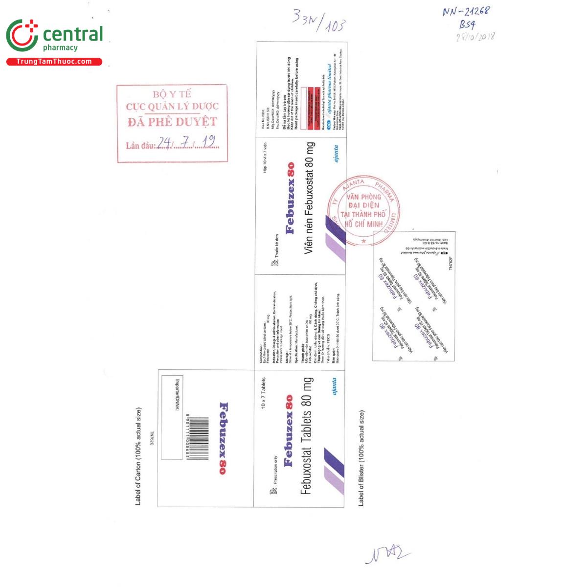 thuoc febuzex 80 2 G2073