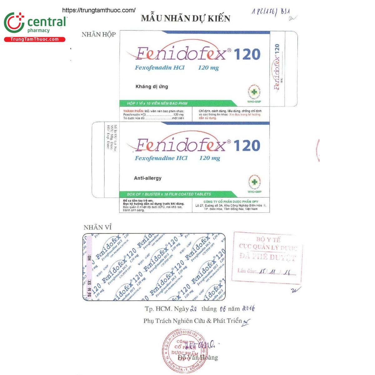 thuoc fenidofex 120mg 2 P6886 thuoc fenidofex 120mg 2 P6886