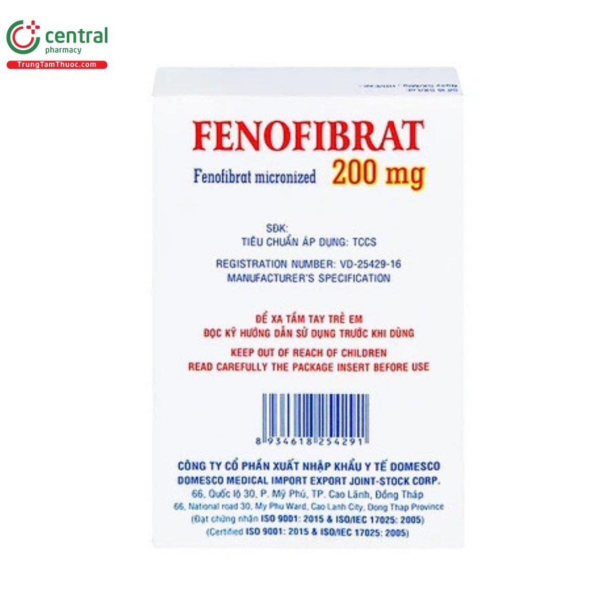 thuoc fenofibrat 200mg domesco 6 H2708 thuoc fenofibrat 200mg domesco 6 H2708