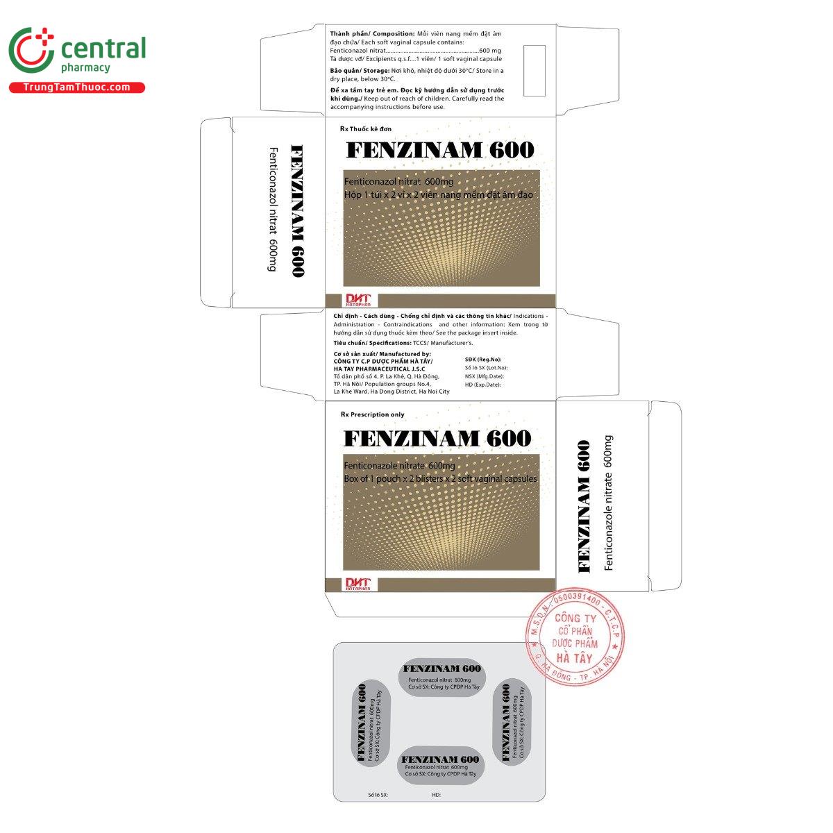 thuoc fenzinam 600mg 10 A0634